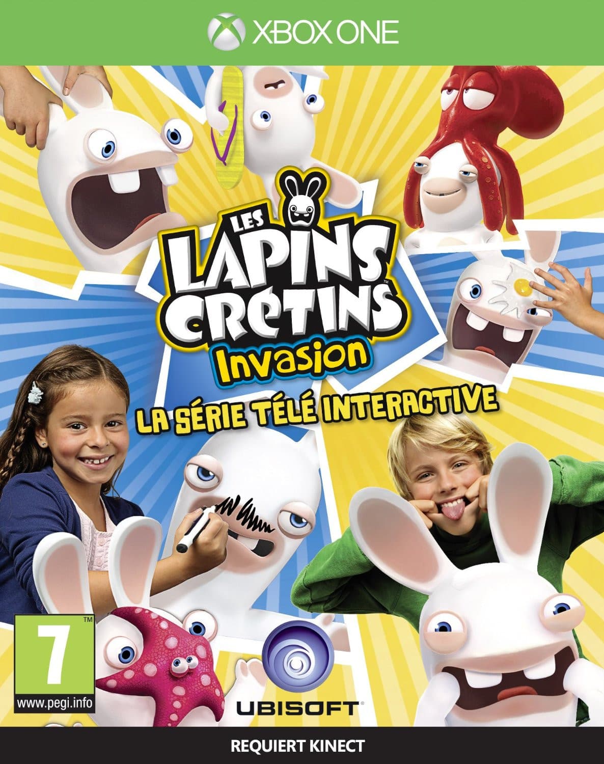 Jaquette Les Lapins Crtins Invasion : La Srie Tl Interactive