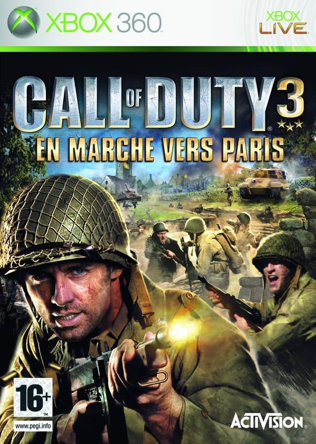 Jaquette Call of Duty 3 : En Marche vers Paris