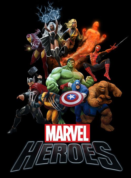 Jaquette Marvel Heroes