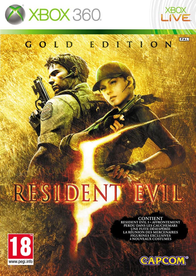 Jaquette Resident Evil 5 : Gold Edition