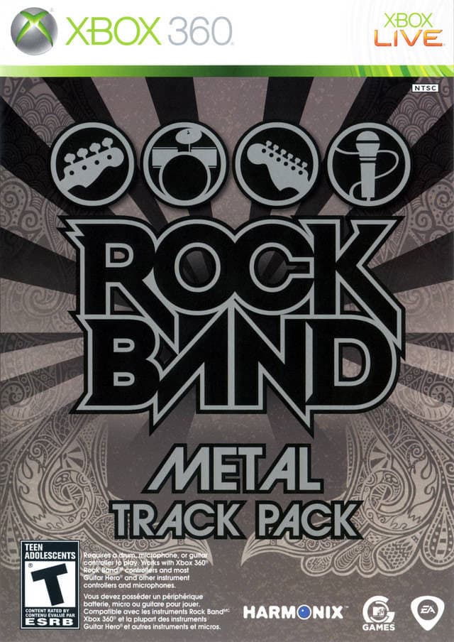 Jaquette Rock Band : Metal Track Pack