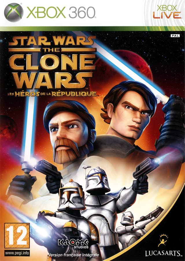 Jaquette Star Wars The Clone Wars : Les Hros de la Rpublique