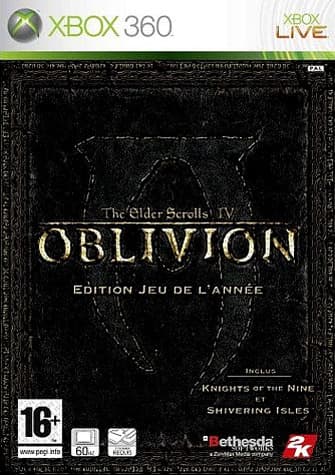 Jaquette The Elder Scrolls IV : Oblivion Edition Jeu De L'Annee