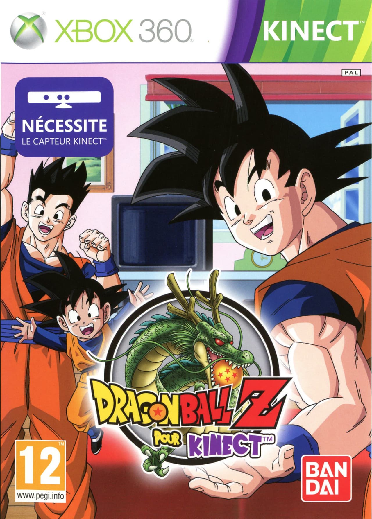 Jaquette Dragon Ball Z for Kinect