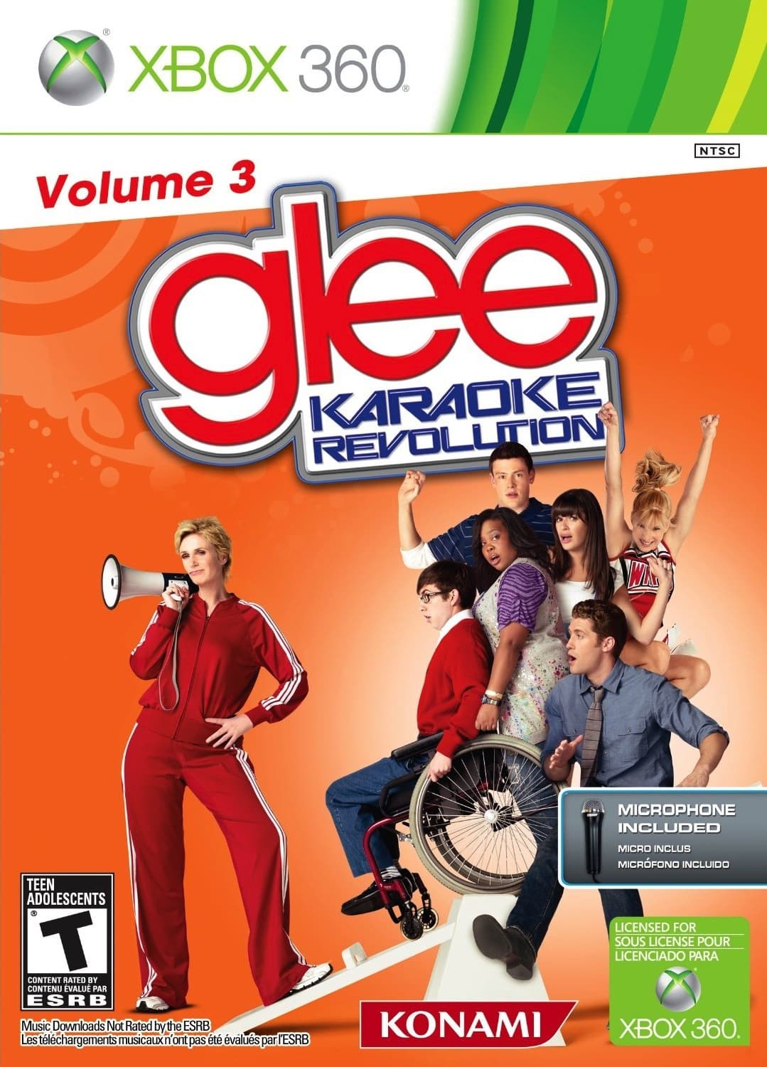 Jaquette Glee Karaoke Revolution : Volume 3