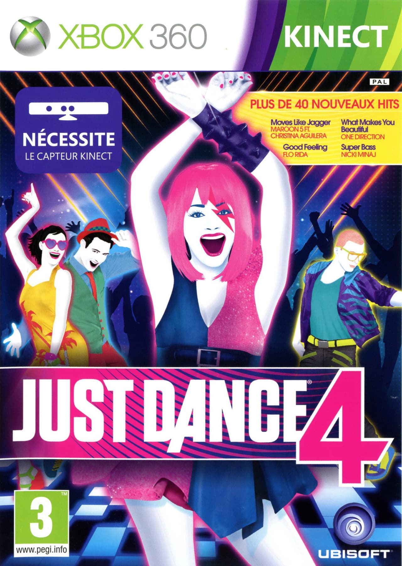 Jaquette Just Dance 4