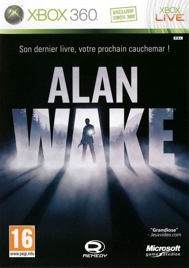 Jaquette Alan Wake
