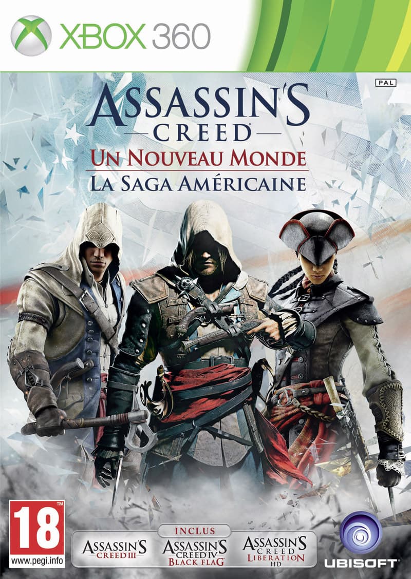 Jaquette Assassin's Creed : Naissance d'un Nouveau Monde - La Saga Amricaine