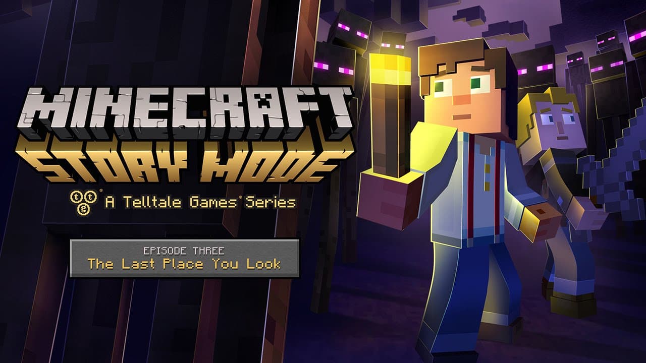 Jaquette Minecraft : Story Mode - Episode 3 : Le dernier endroit o l'on regarde