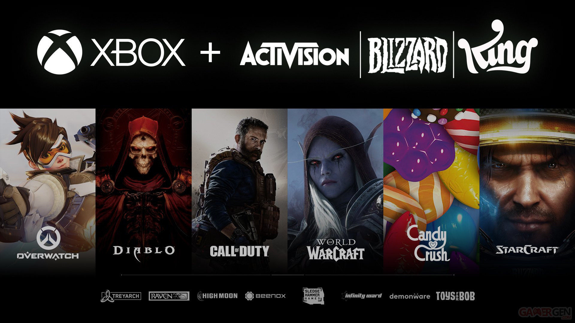 Rachat Activision Blizzard , toujours pas d'accord entre Sony et Microsoft