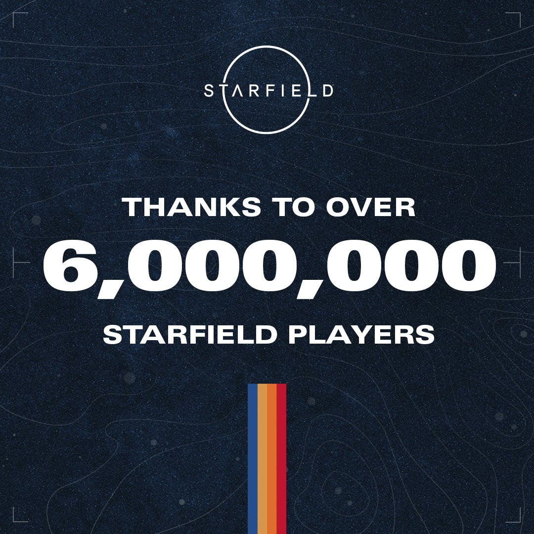 6 milllions d'exemplaires pour Starfield !