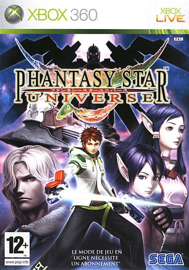 Jaquette Phantasy Star Universe