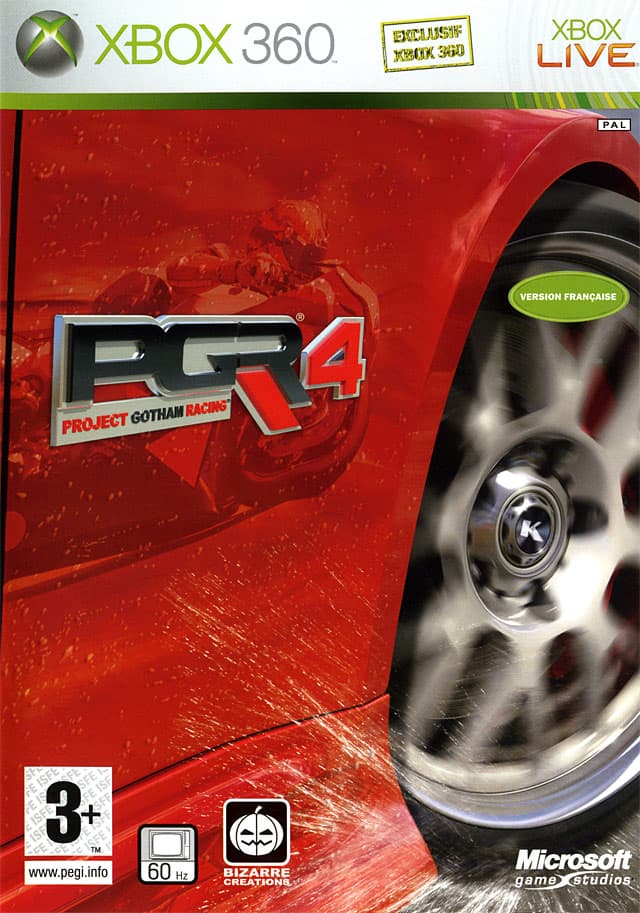 Jaquette Project Gotham Racing 4