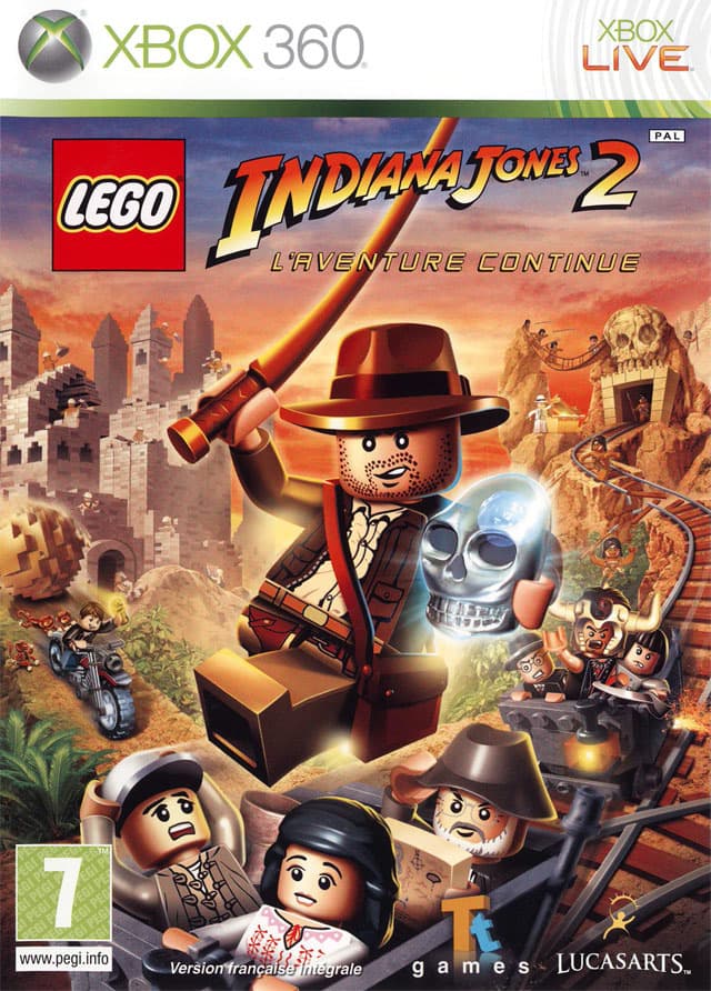 Jaquette Lego Indiana Jones 2 : L'Aventure Continue
