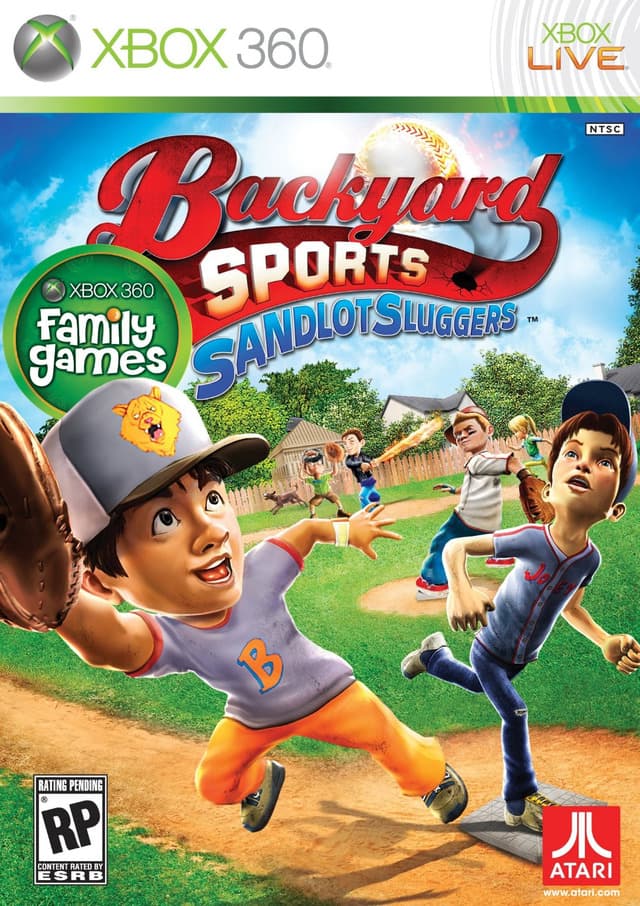 Jaquette Backyard Sports : Sandlot Sluggers