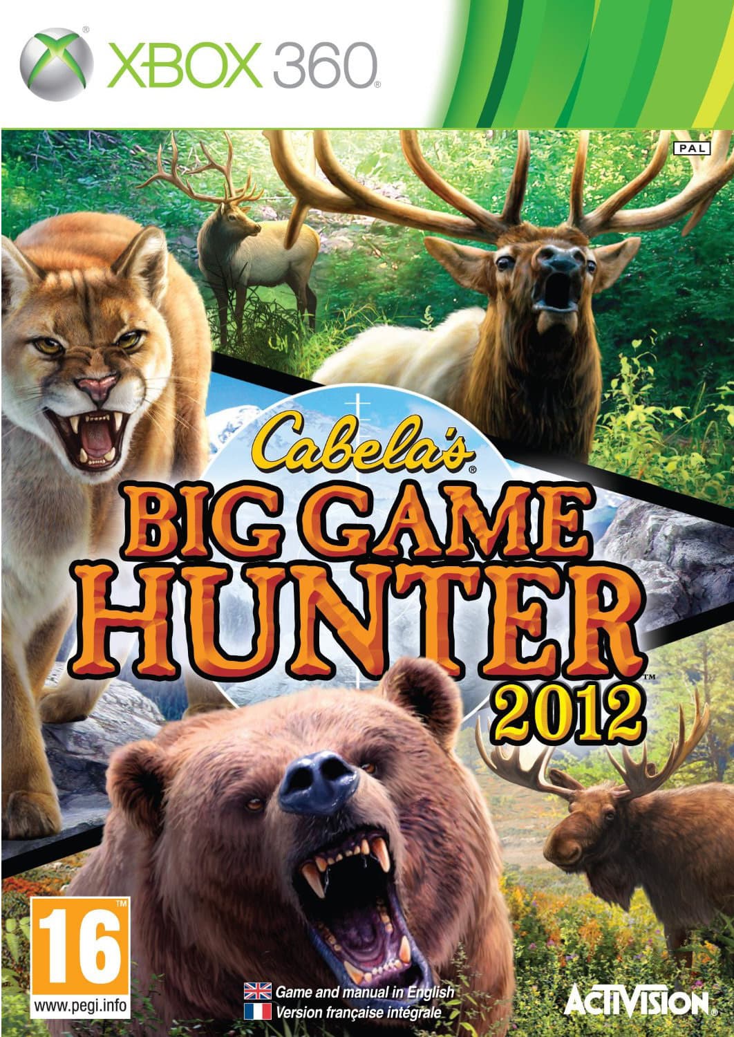 Jaquette Cabela's Big Game Hunter 2012