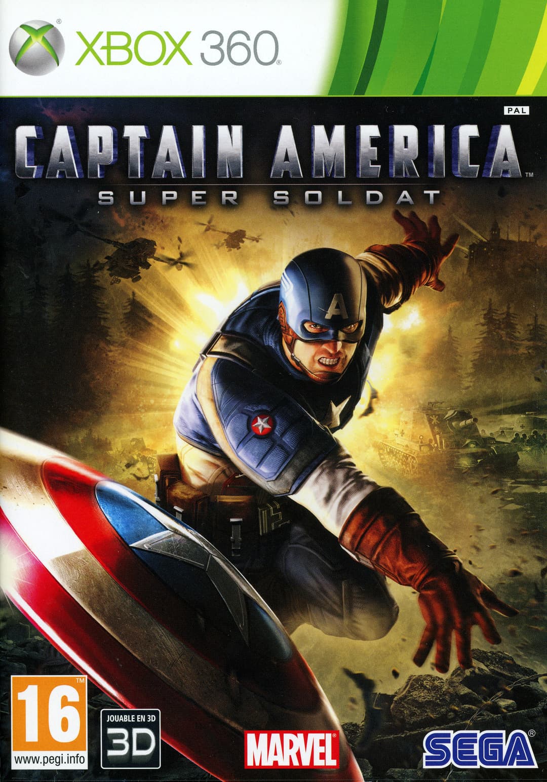 Jaquette Captain America : Super Soldat