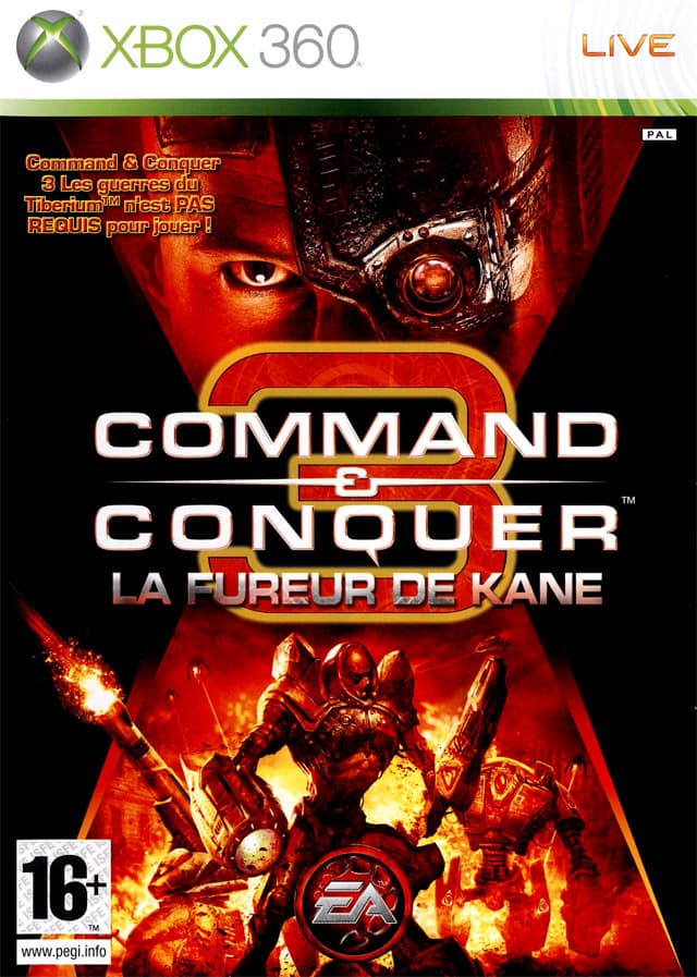 Jaquette Command & Conquer 3 : La Fureur de Kane