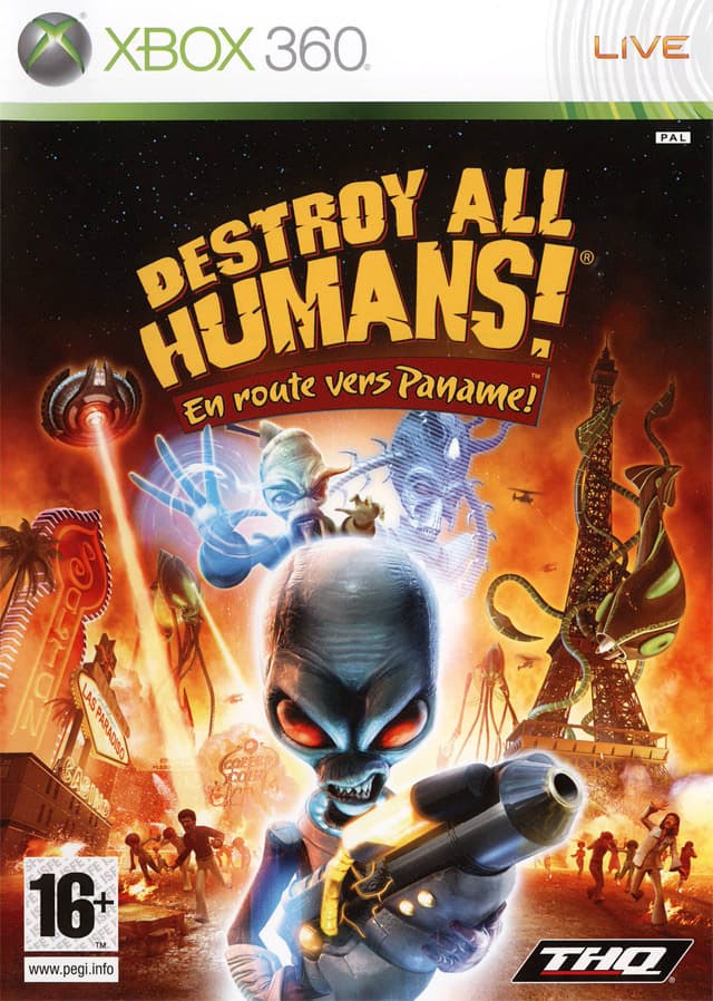 Jaquette Destroy All Humans ! En Route Vers Paname !