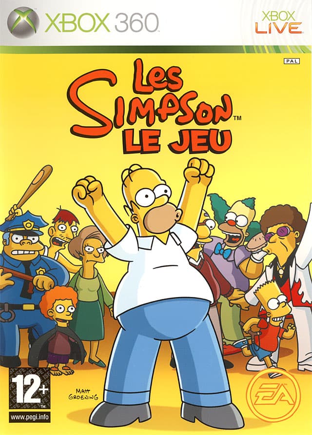 Jaquette Les Simpson : Le Jeu