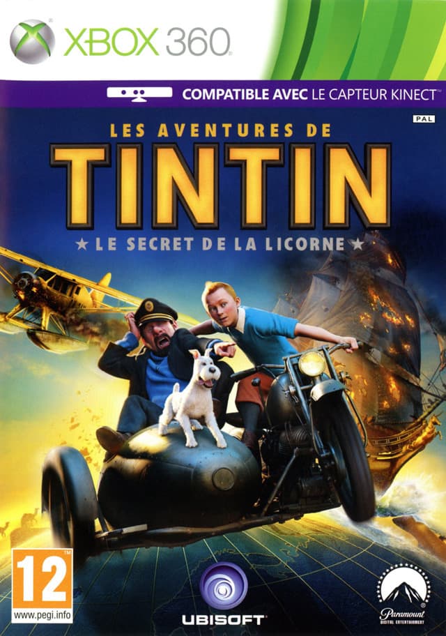 Jaquette Les Aventures de Tintin : Le Secret de la Licorne