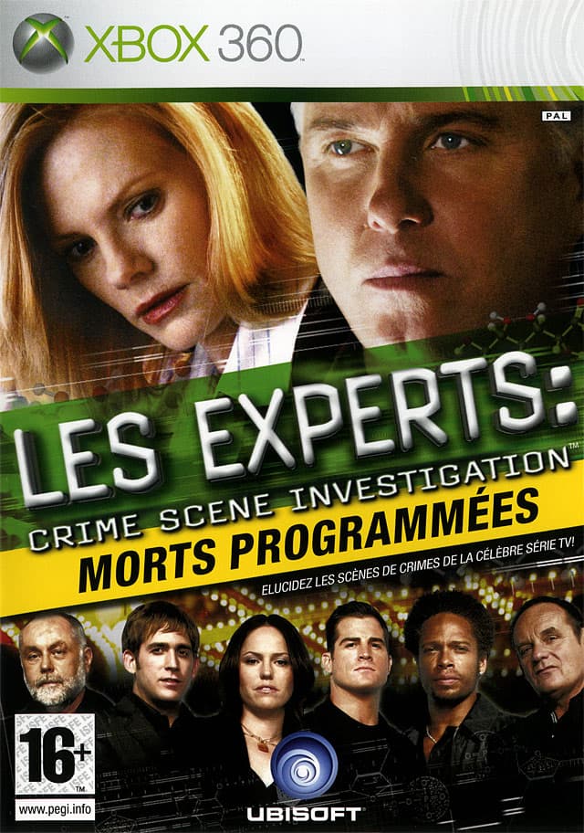 Jaquette Les Experts : Morts Programmes