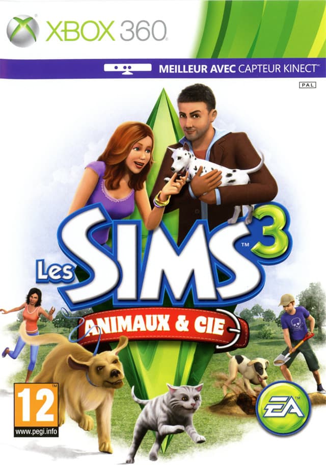 Jaquette Les Sims 3 : Animaux & Cie