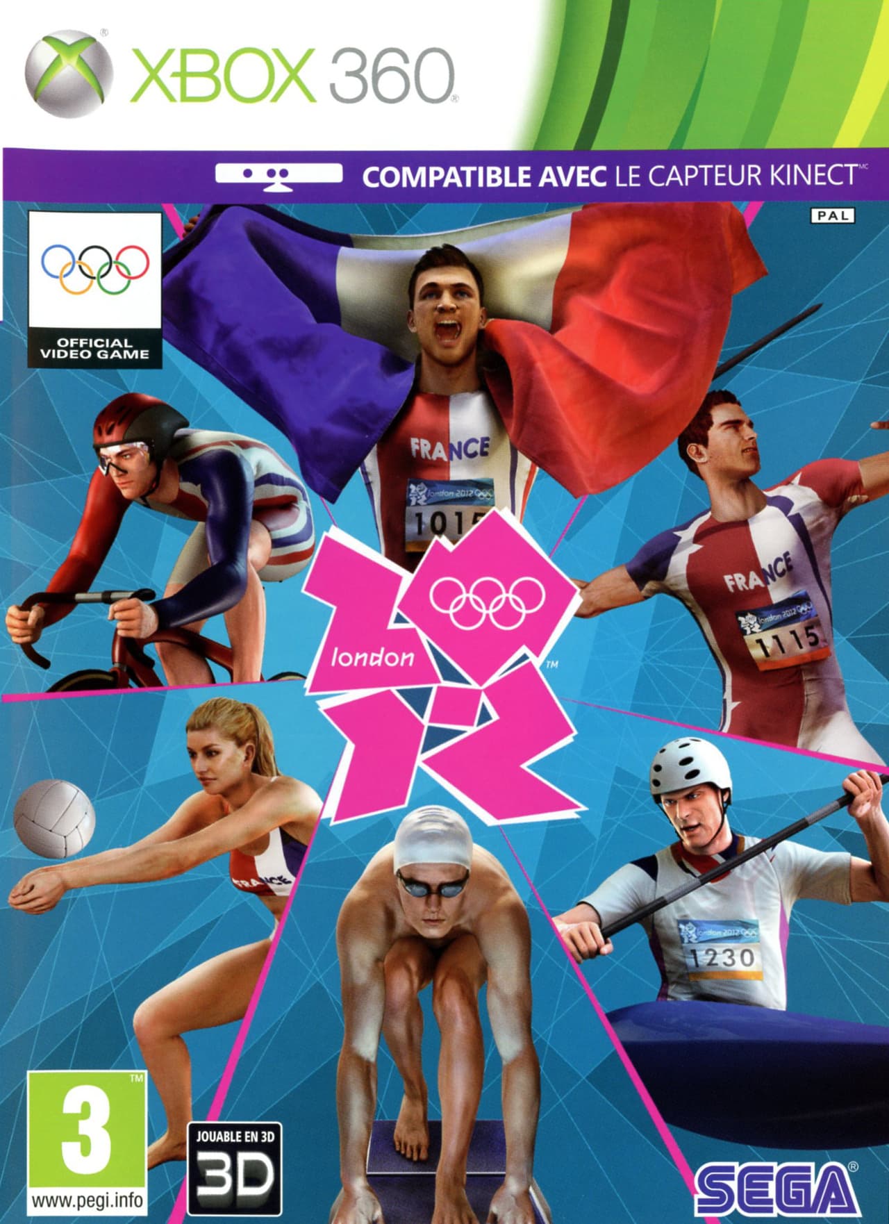 Jaquette Londres 2012 : le Jeu Officiel des Jeux Olympiques