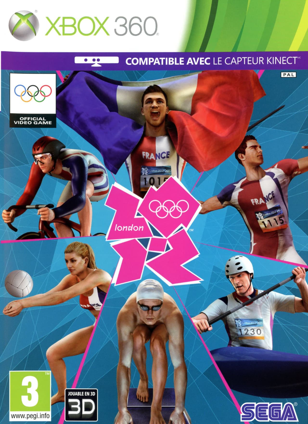 Jaquette Londres 2012 : le Jeu Officiel des Jeux Olympiques