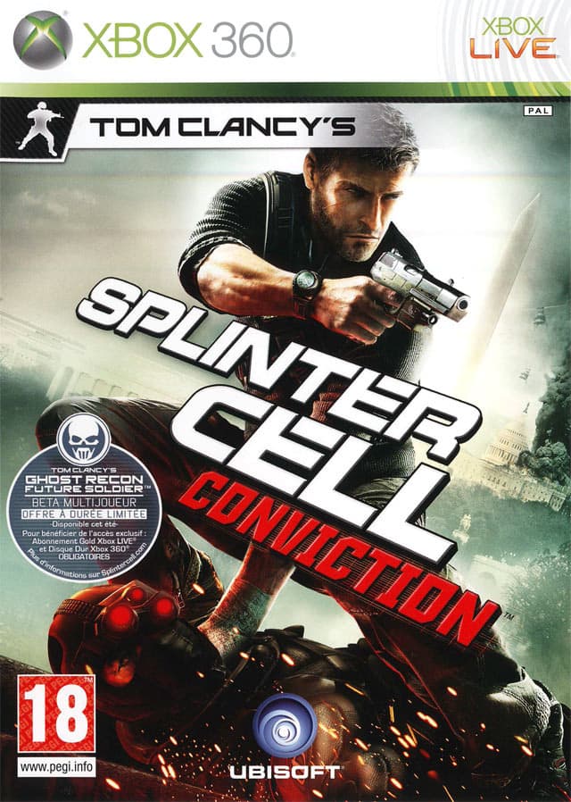 Jaquette Splinter Cell Conviction