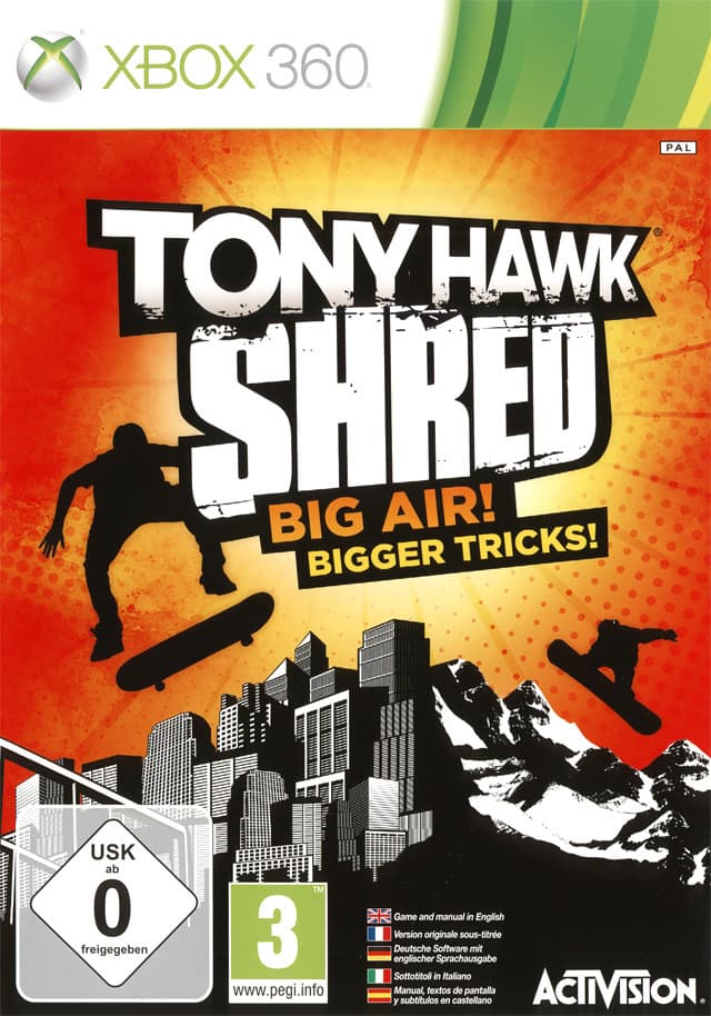 Jaquette Tony Hawk Shred