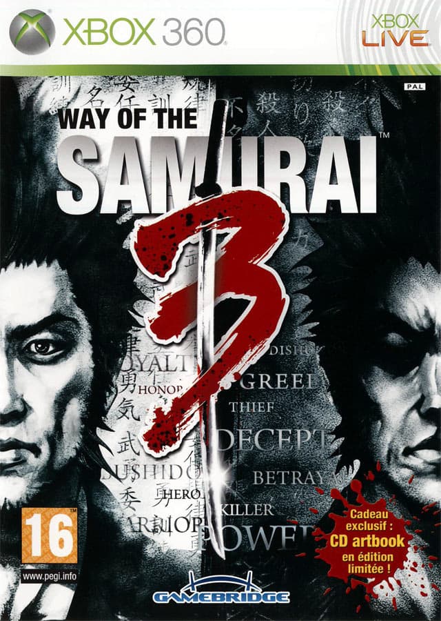 Jaquette Way of the Samurai 3