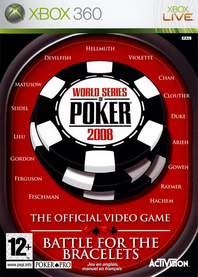 Jaquette World Series of Poker 2008 : Battle for the Bracelets