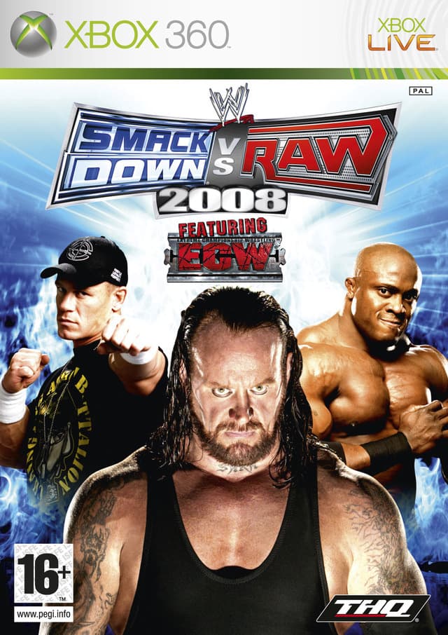 Jaquette WWE Smackdown vs Raw 2008
