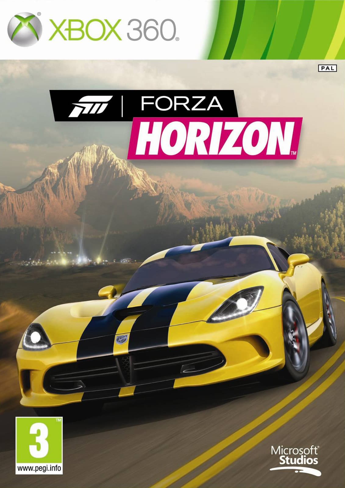 Jaquette Forza Horizon sur Xbox 360