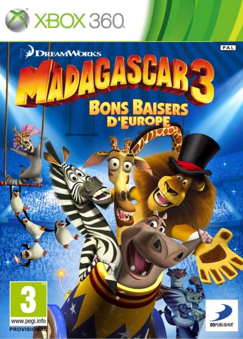 Jaquette Madagascar 3