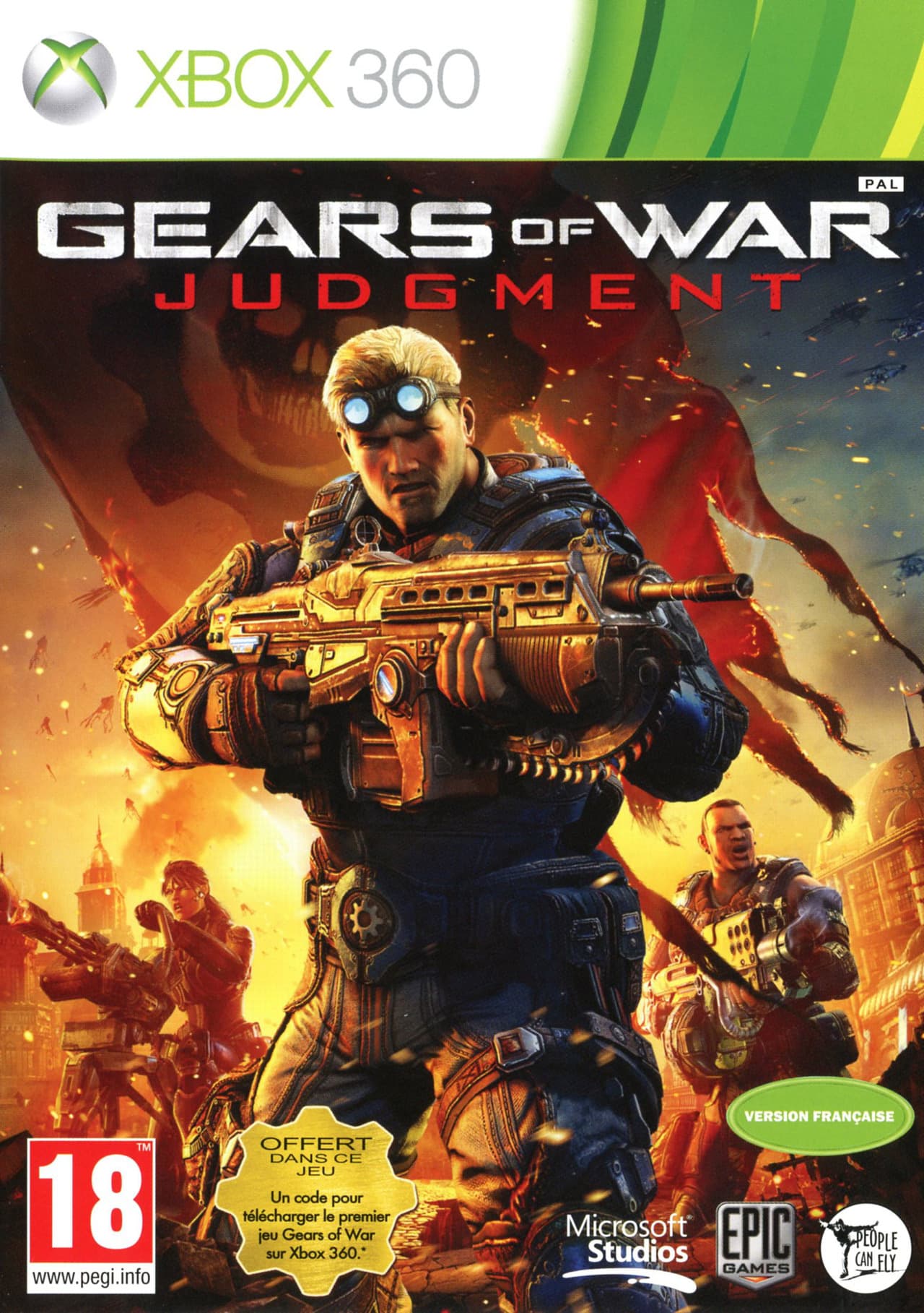 Jaquette Gears of War Judgment