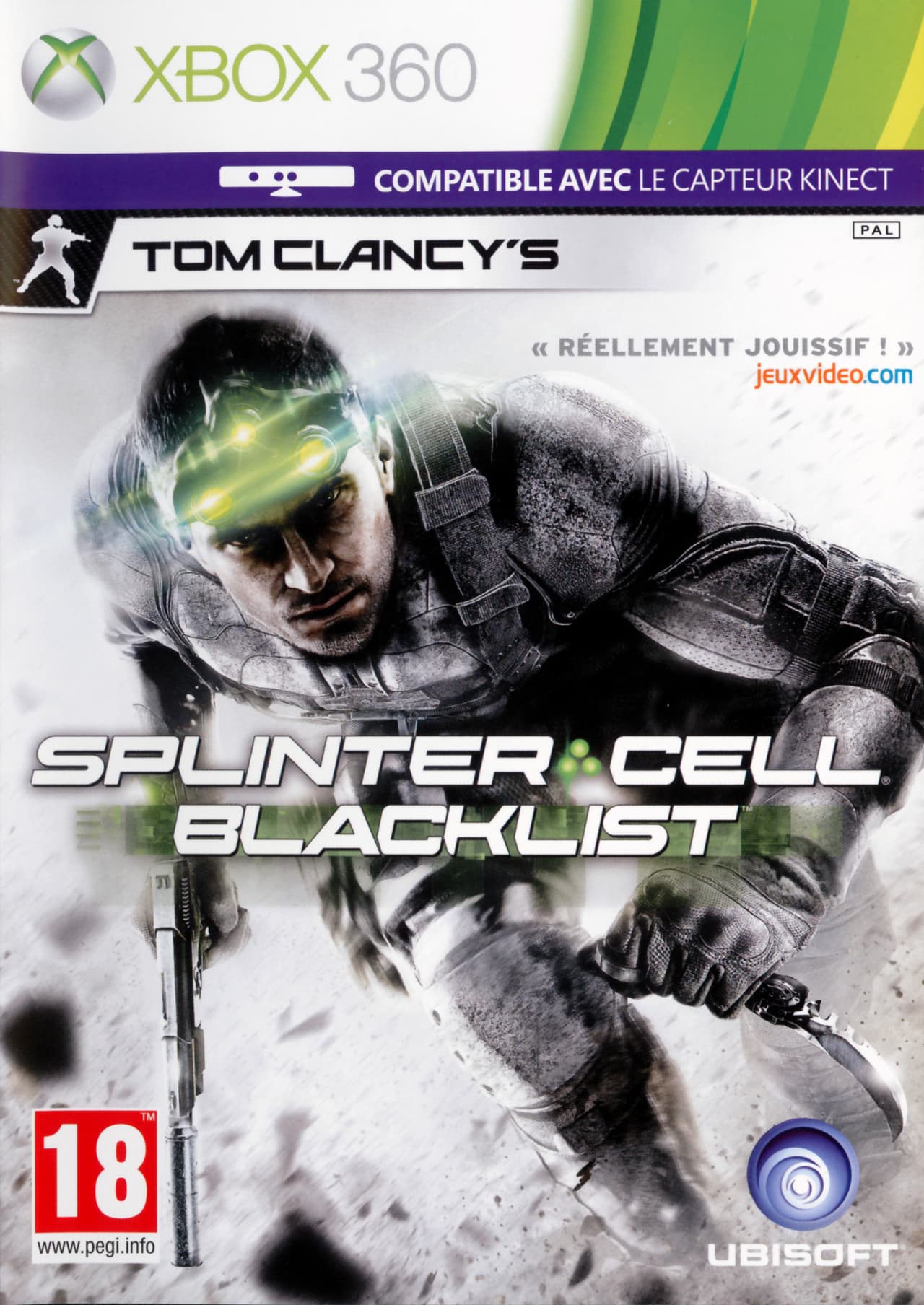 Jaquette Splinter Cell Blacklist