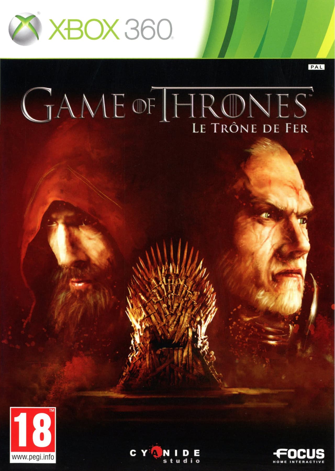 Jaquette Game of Thrones : Le Trône de Fer