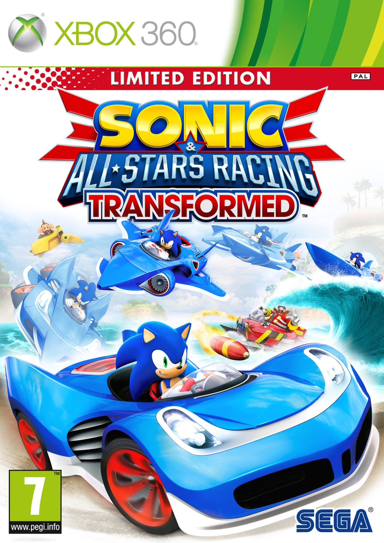 Jaquette Sonic & All Stars Racing Transformed