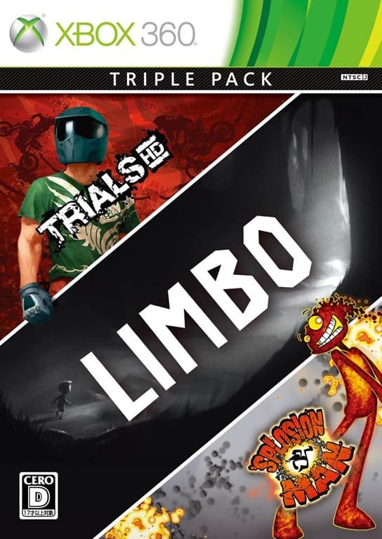 Jaquette Triple Pack : Trials HD - Limbo - 'Splosion Man