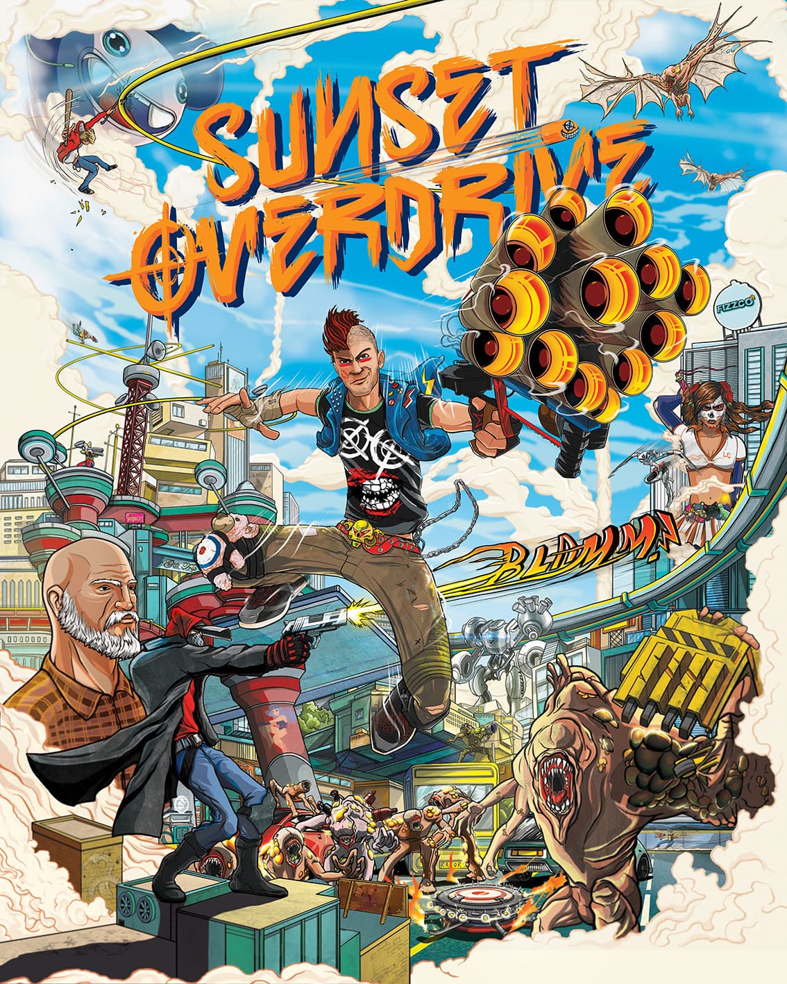 Jaquette Sunset Overdrive