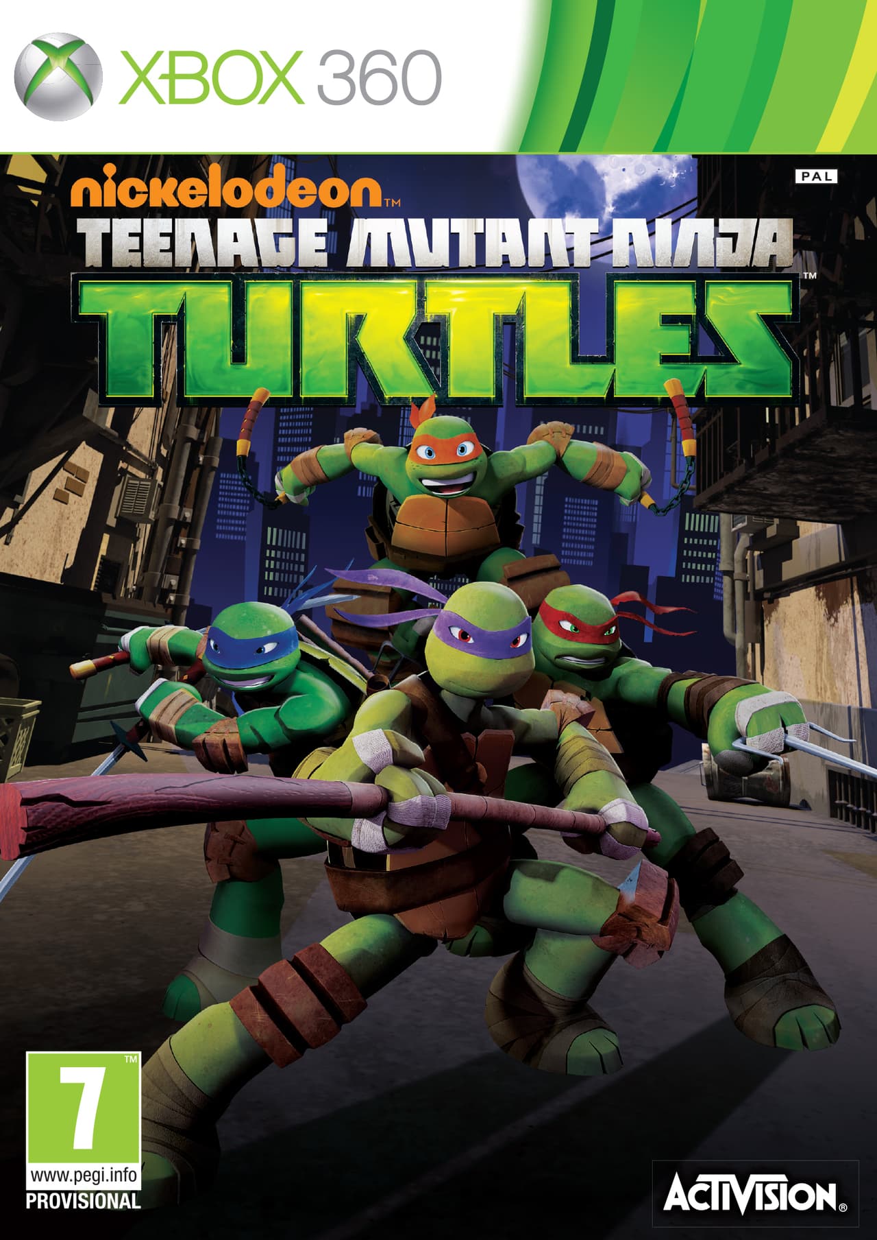 Jaquette Nickelodeon : Teenage Mutant Ninja Turtles