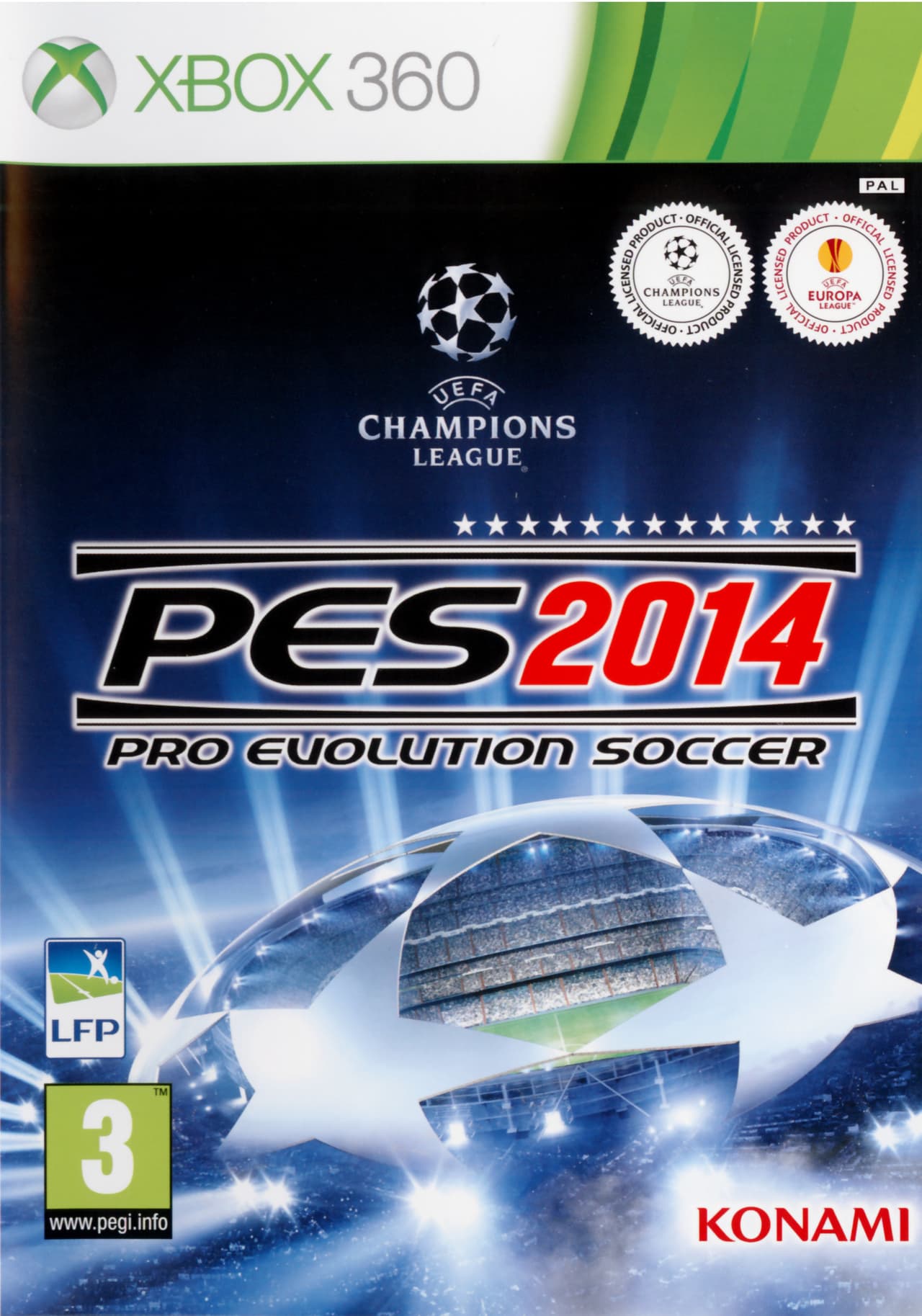 Jaquette Pro Evolution Soccer 2014