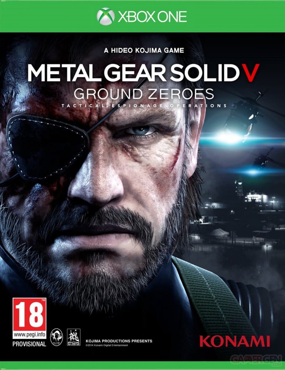 Jaquette Metal Gear Solid V : Ground Zeroes