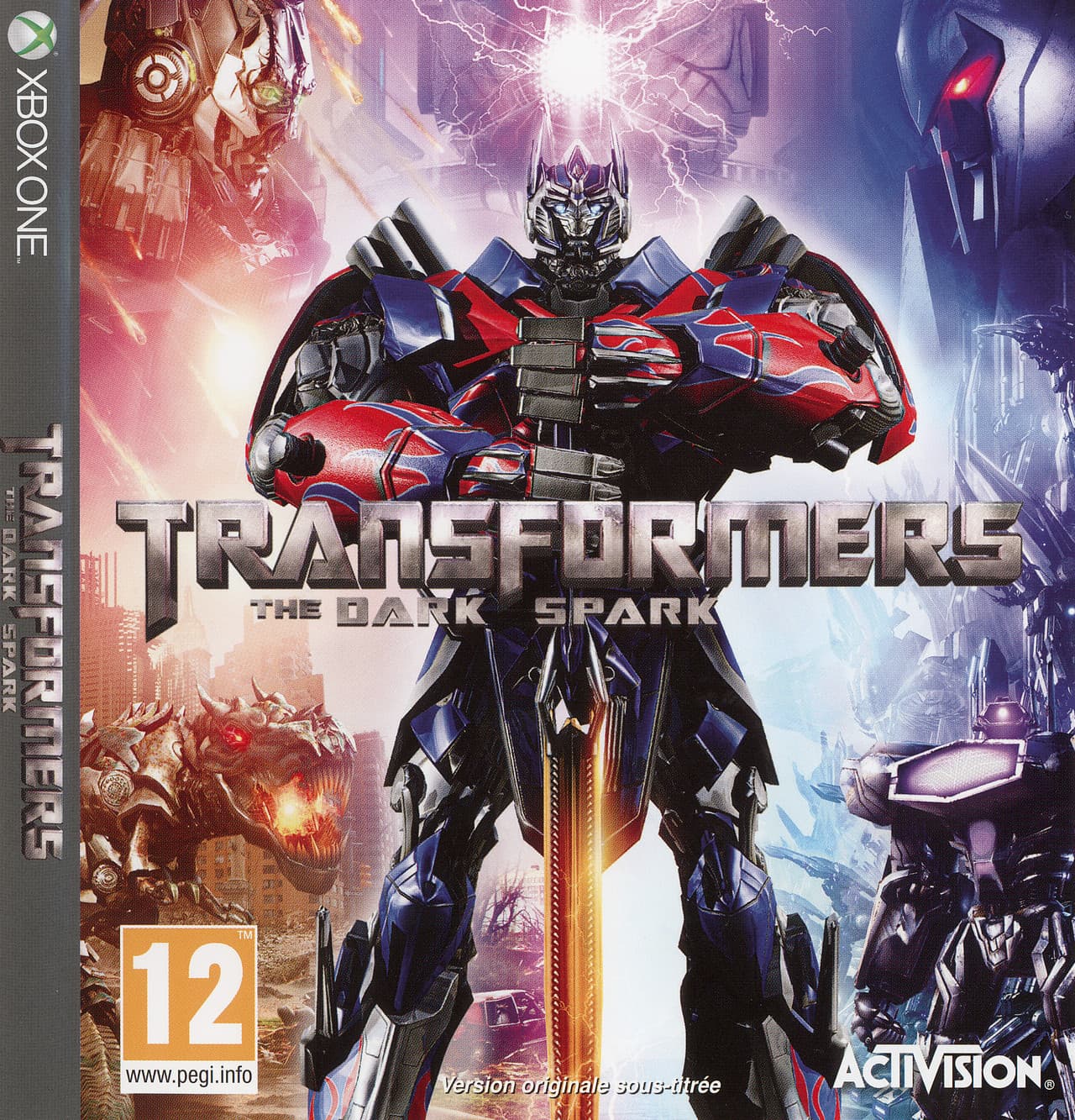 Jaquette Transformers : Rise of the Dark Spark