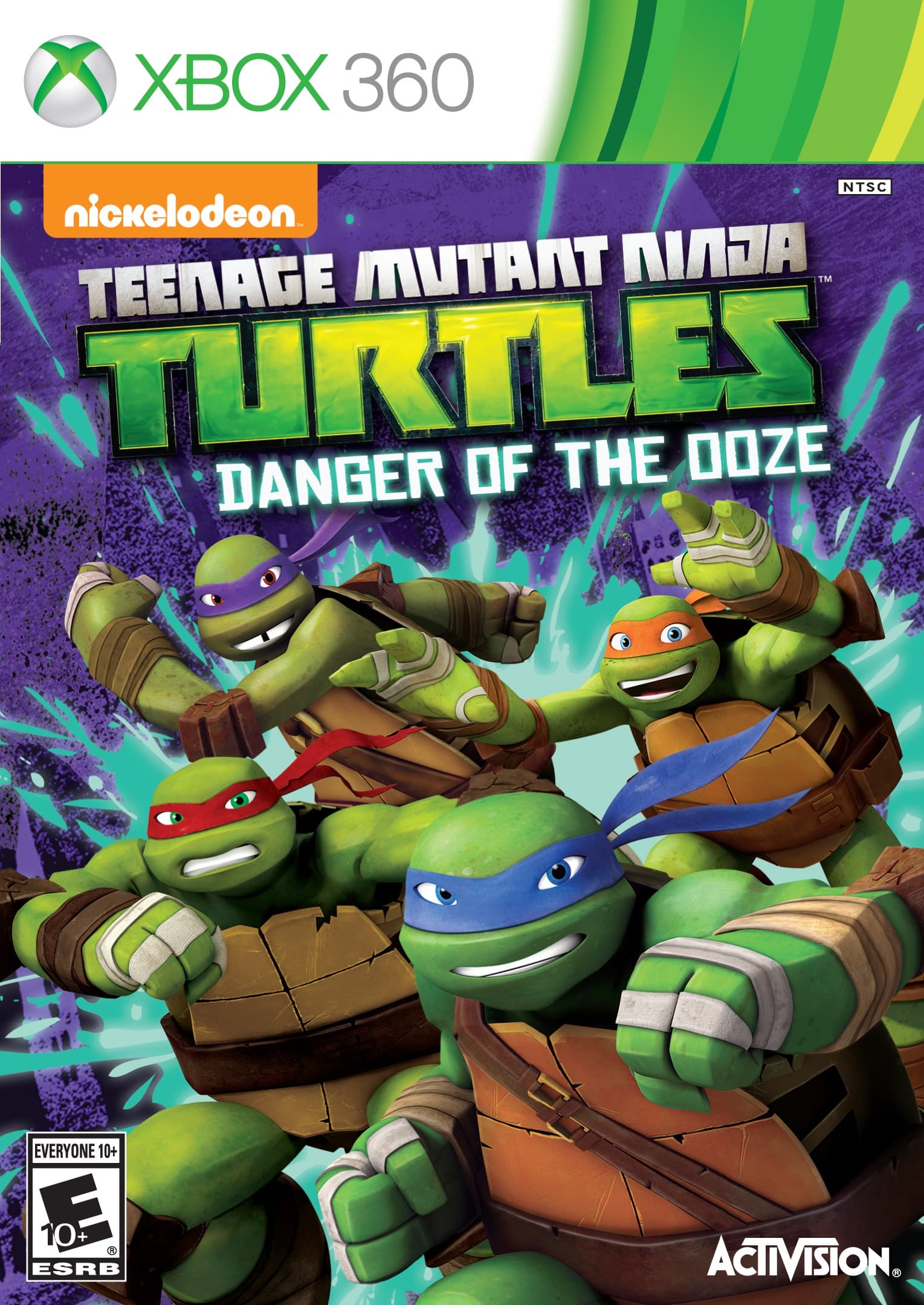 Jaquette Teenage Mutant Ninja Turtles : Danger of the Ooze