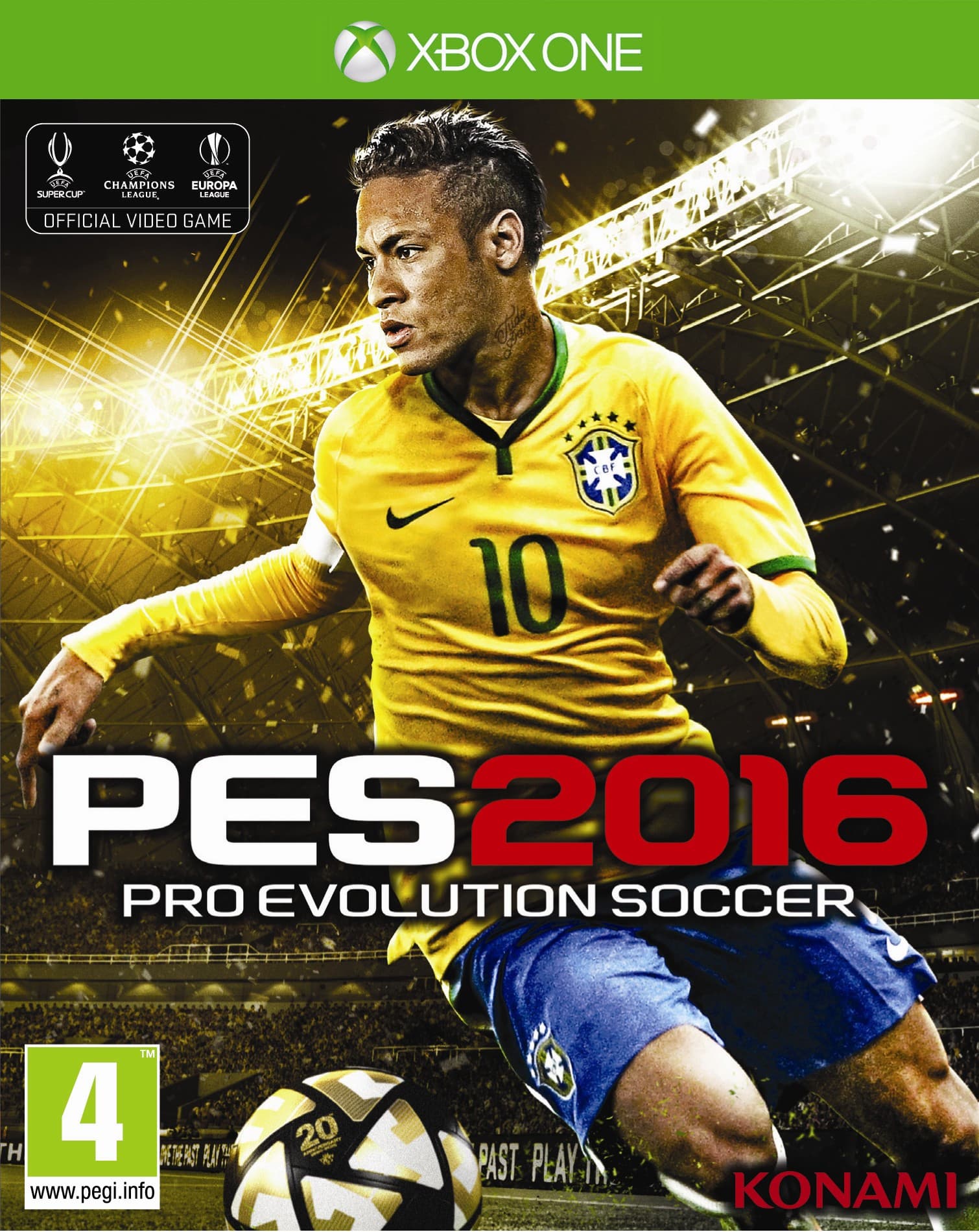 Jaquette Pro Evolution Soccer 2016