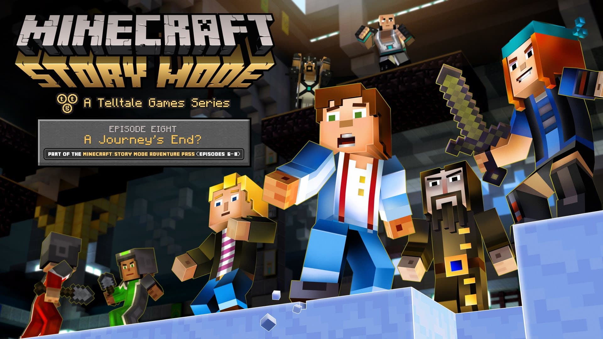 Jaquette Minecraft : Story Mode - Episode 8 : La fin du voyage ?