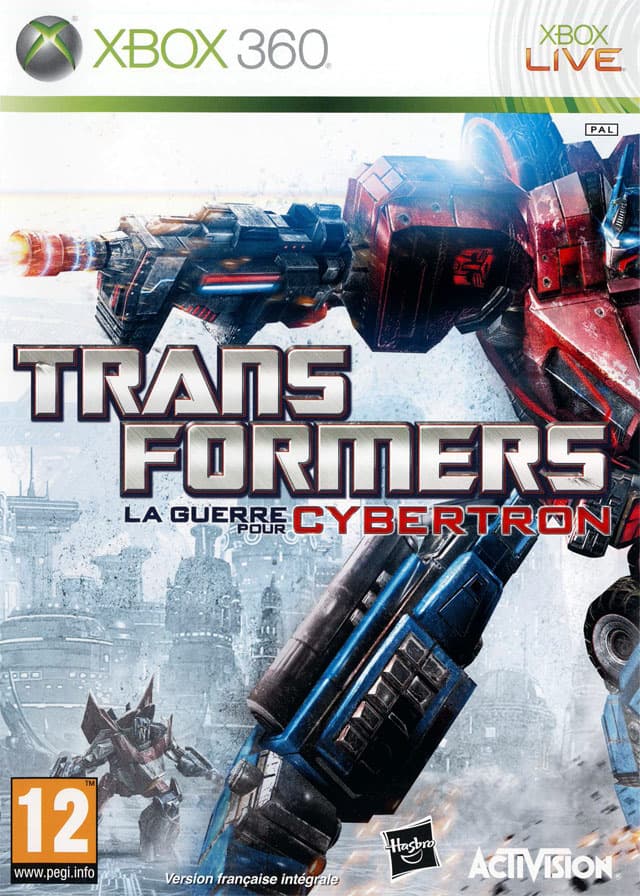 Jaquette Transformers : La Guerre pour Cybertron